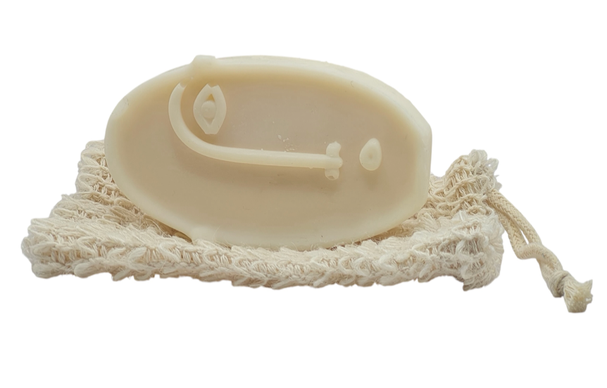 SAC A SAVON ÉPONGE DE BAIN