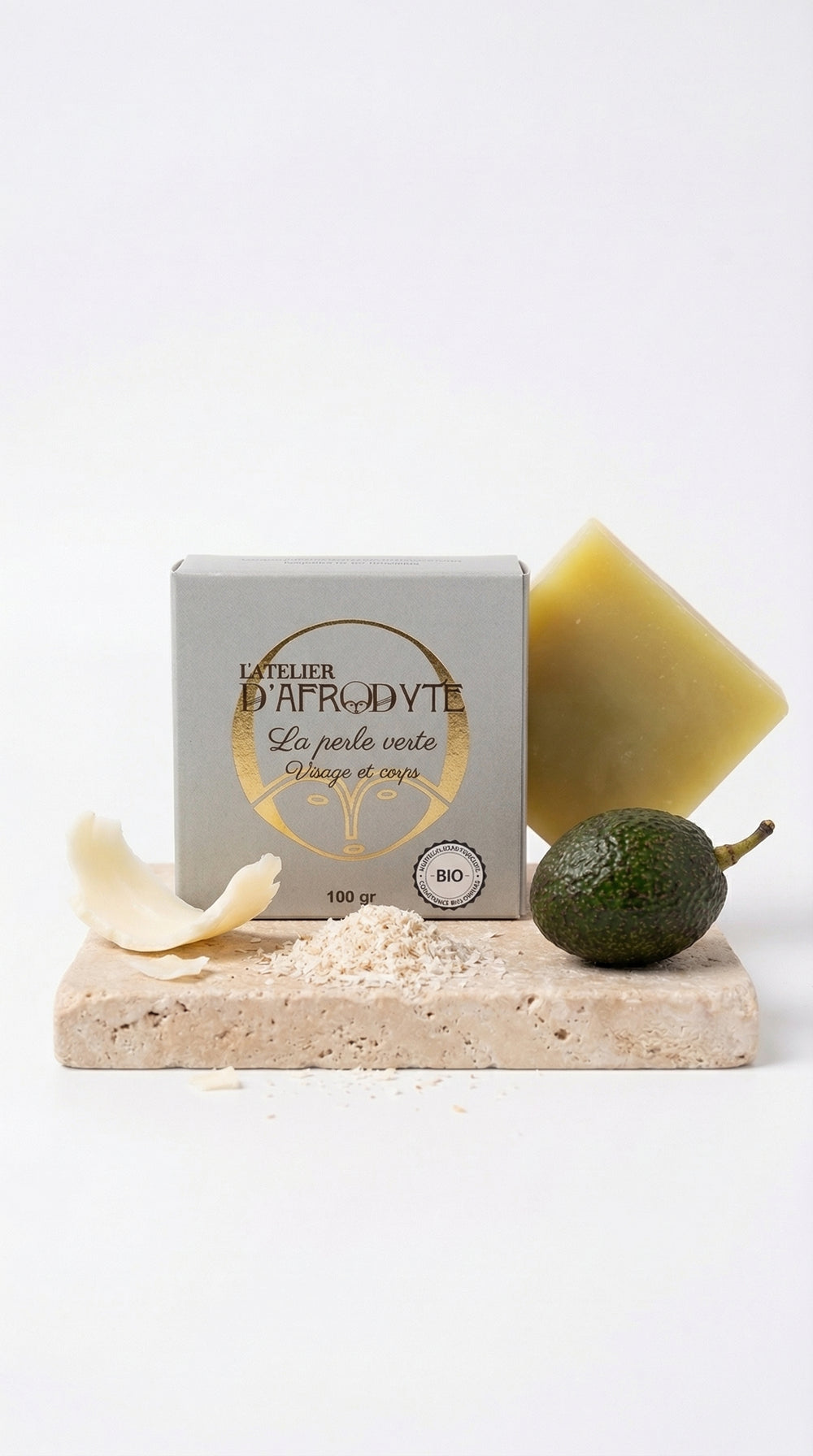 Perle Verte | Savon crème à l’huile d’avocat