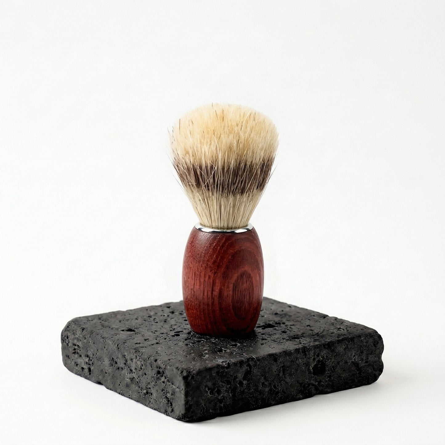 Blaireau véritable en bois de frêne