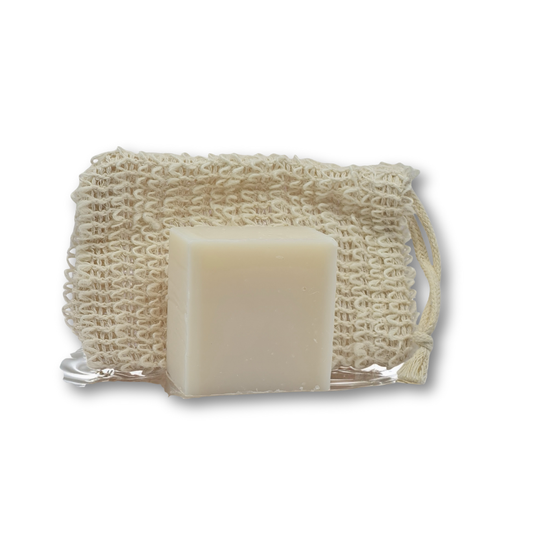 SAC A SAVON ÉPONGE DE BAIN